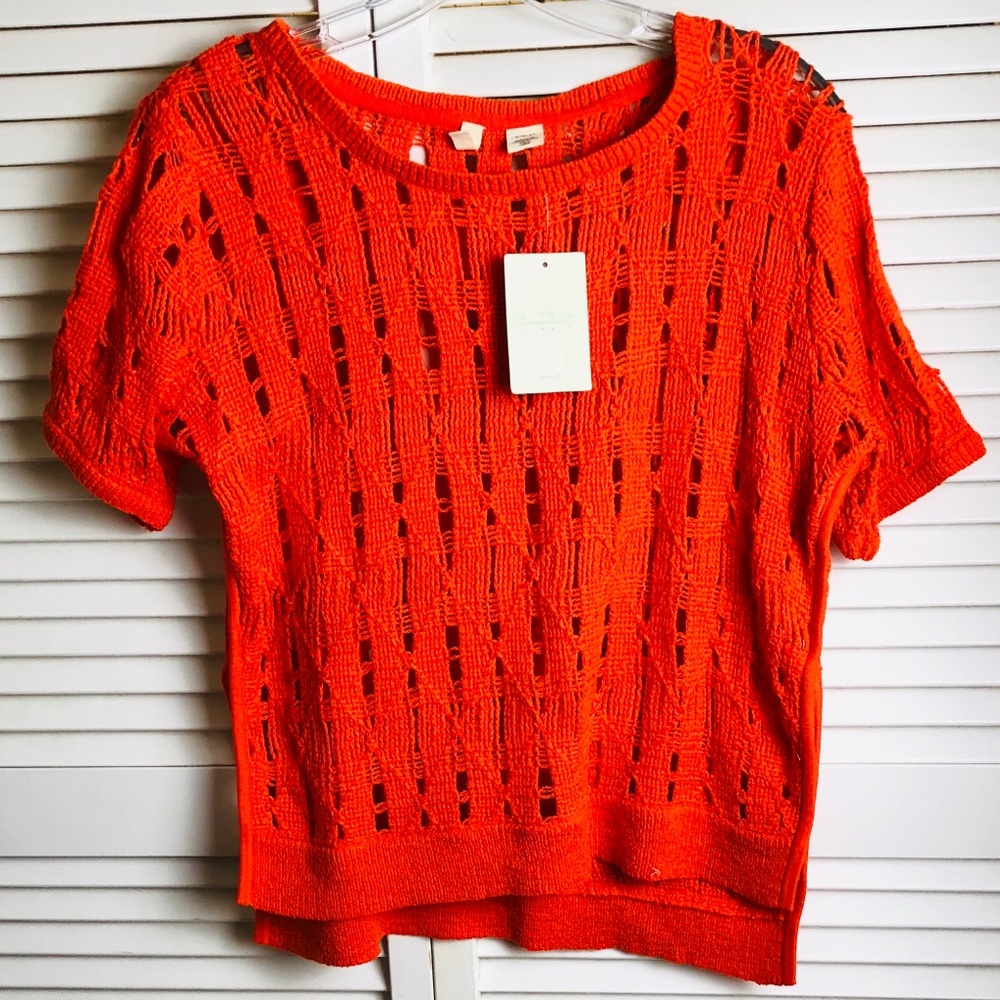 ❌HP❌NWT MOTH/ANTHROPOLOGIE KNIT/HIGH LOW SWEATER